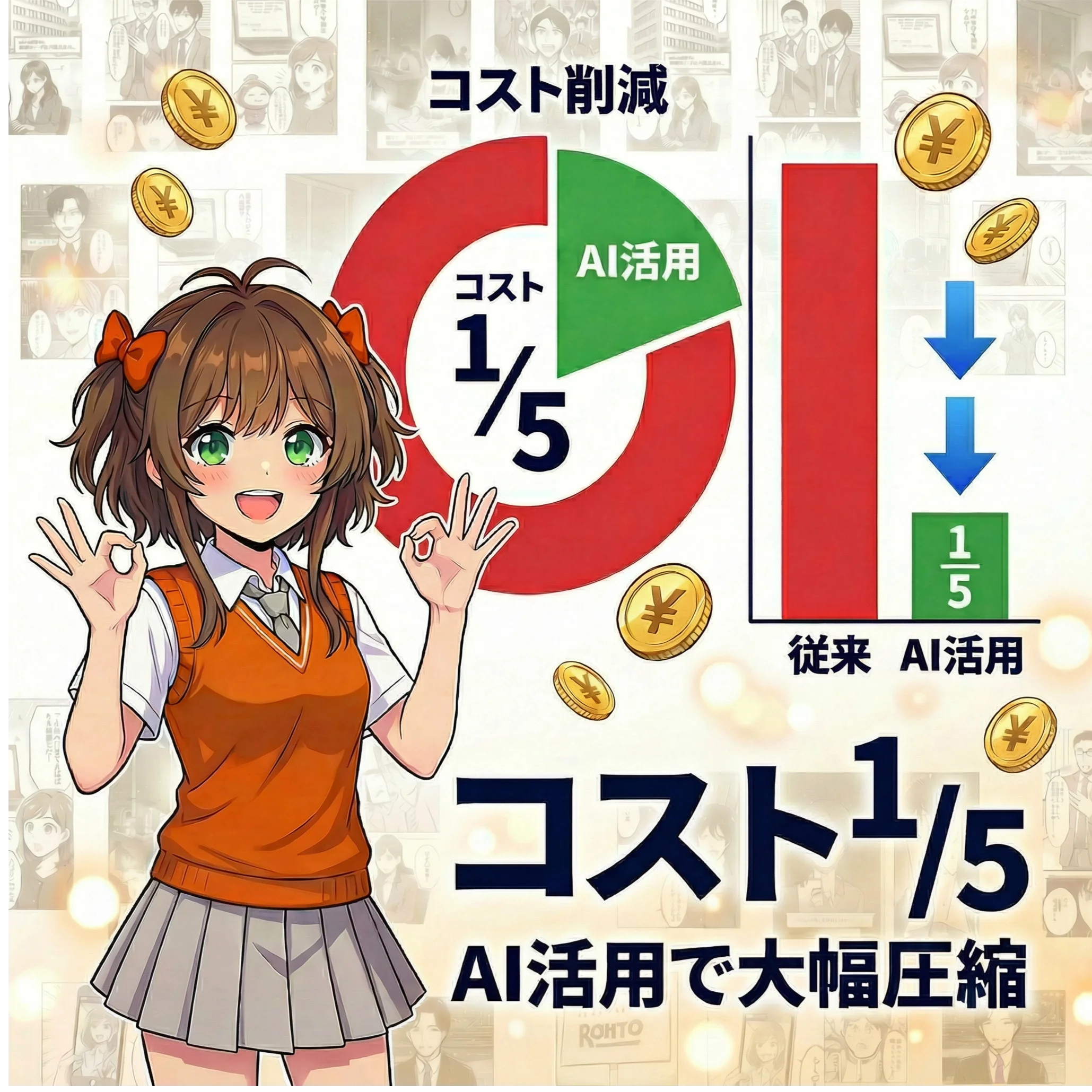 コスト1/5