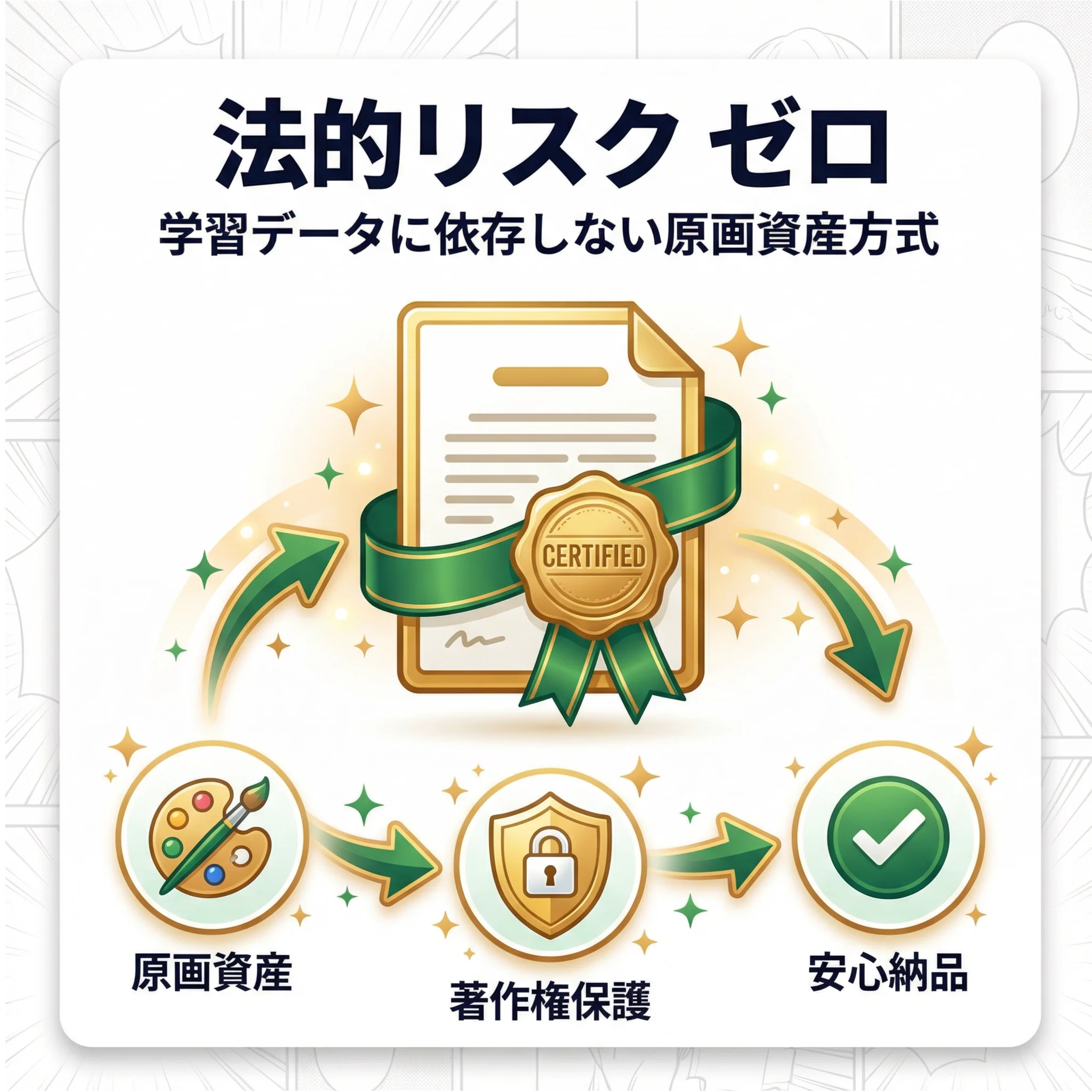 法的リスクゼロ